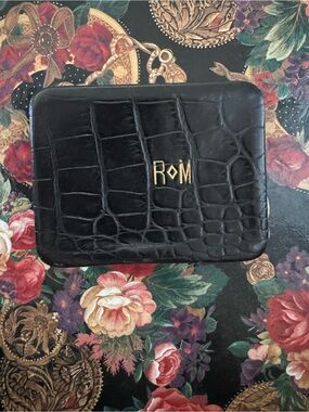Vintage Crocodile Cigarette Case